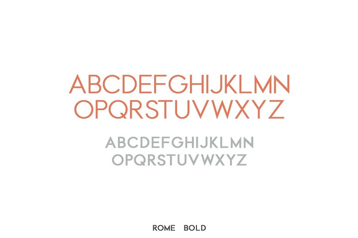 Rome Bold Font preview